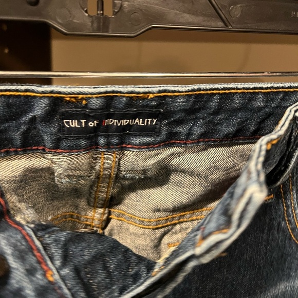 Cult of Individuality Blue Slim Jeans Distressed - Picture 5 of 8